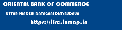 ORIENTAL BANK OF COMMERCE  UTTAR PRADESH DATAGANJ DIST:BUDAUN    ifsc code